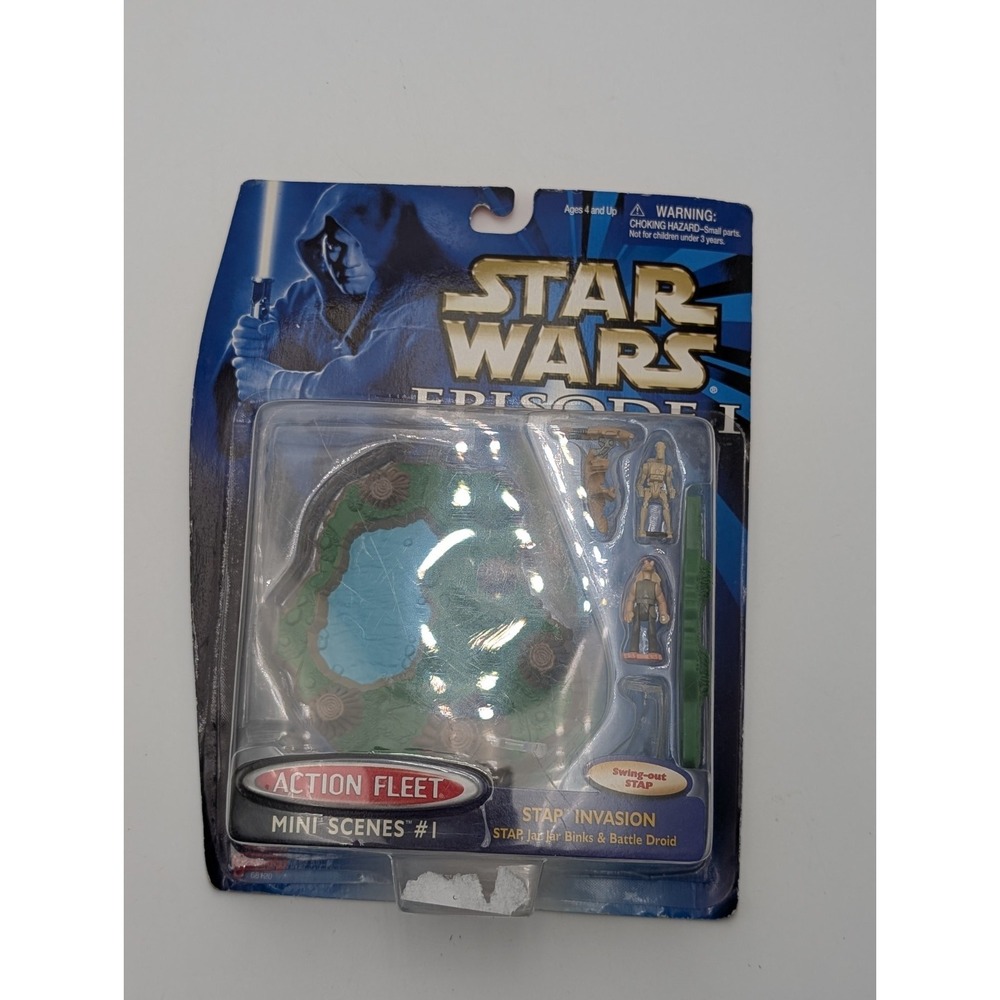 Star Wars Episode I Action Fleet Mini Scenes 1 Stap Invasion Galoob Sealed
